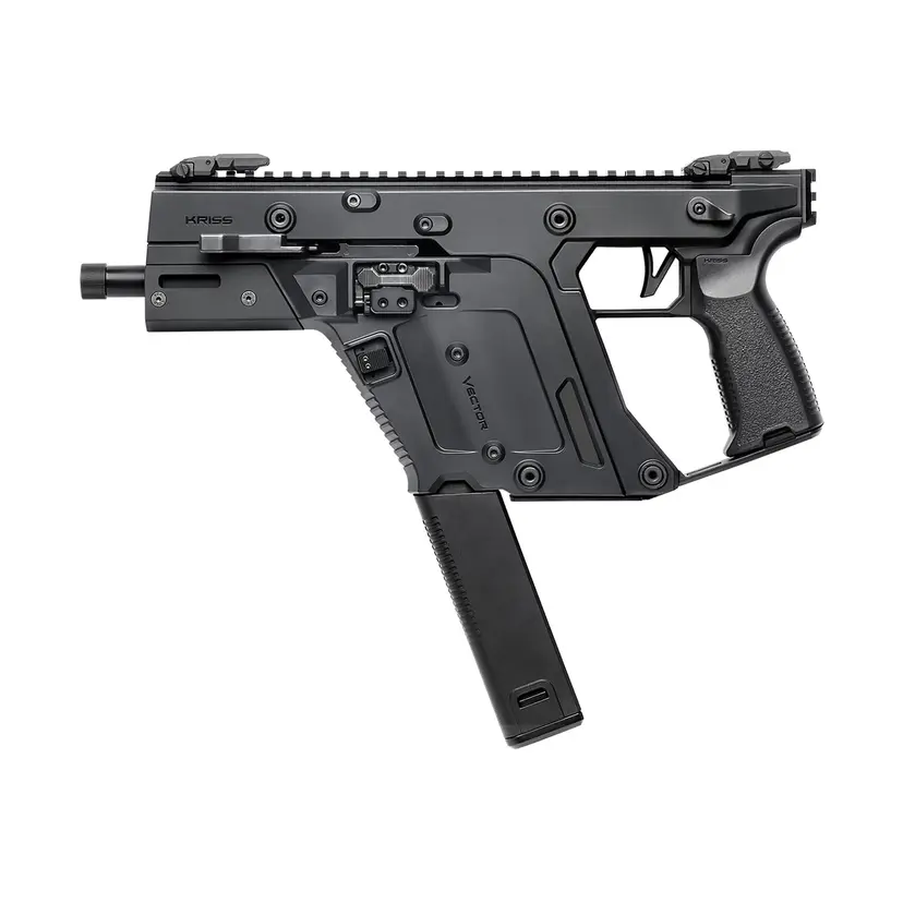 KRISS Vector SDP Gen III Semi-Auto Pistol 9mm 5.5in Barrel Matte Black 40rd Magazine Webinar - 1