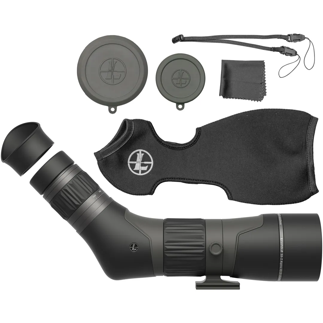Leupold SX-2 Alpine HD Gen2 Angled Spotting Scope 20-60x60 Shadow Gray Webinar