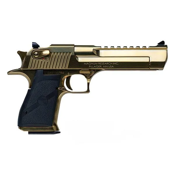 Magnum Research Desert Eagle MK19 .50 AE 6in Gold Nitride Semi-Auto Pistol 7+1rd Muzzle Brake Webinar