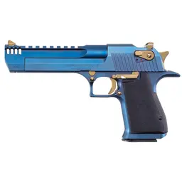 Magnum Research Desert Eagle MK19 50AE Carbo Blue Gold Sights Webinar - 2