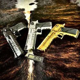 Magnum Research Desert Eagle Tiger Stripe Set of 3 50AE Pistols Webinar - 1