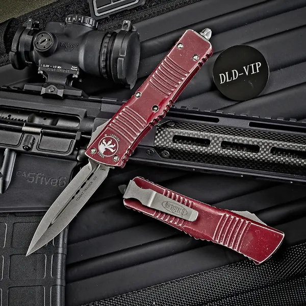 Microtech Combat Troodon D/E Distressed Merlot Apocalyptic Standard 142-10 DMR Webinar