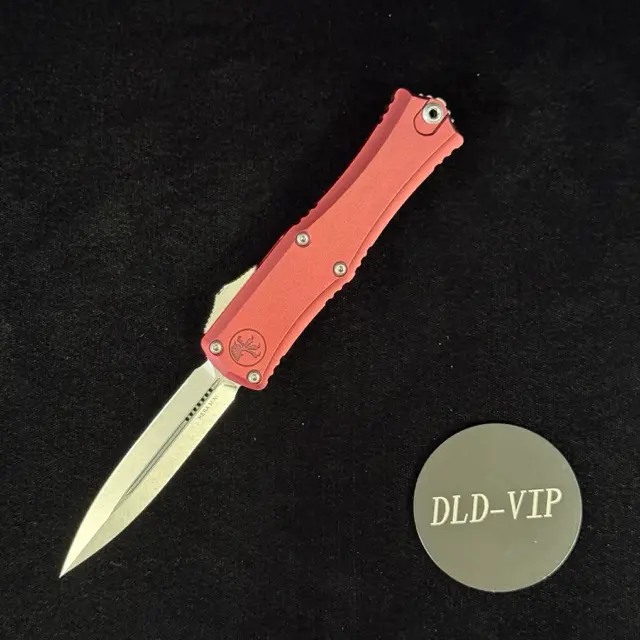 Microtech Hera II Mini D/E Merlot Stonewash Standard 1702M-10 MR Webinar - 1