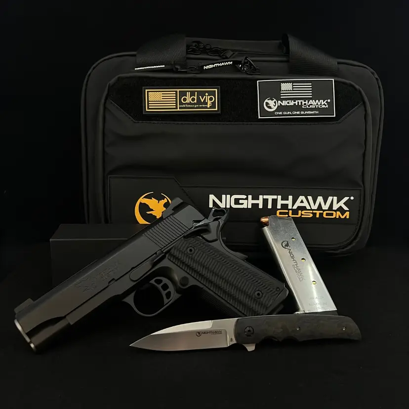 Nighthawk Custom T3 Officer .45ACP Nitride w/ Nighthawk Knife Webinar - 1