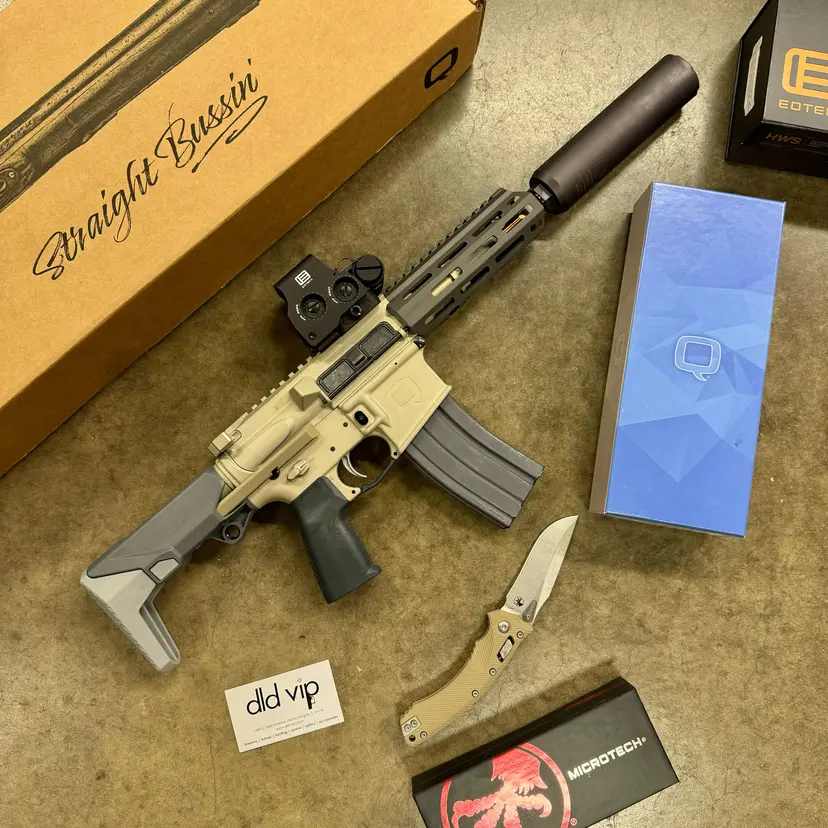Q Sugar Weasel 300 BLK + Q Trash Panda + EOTech EXPS2-0 + Microtech Amphibian FDE + $400 DLD Gift Ca - 1