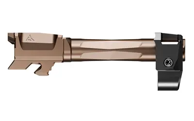Radian RAMJET Barrel with AFTERBURNER Compensator for Glock 43X 9MM Bronze Webinar - 1