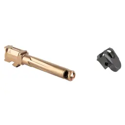 Radian Weapons RAMJET Barrel + AFTERBURNER Compensator for Glock 19/19X/45 Gen5 9mm DLC Bronze/Black INTRA-LOK Webinar - 2