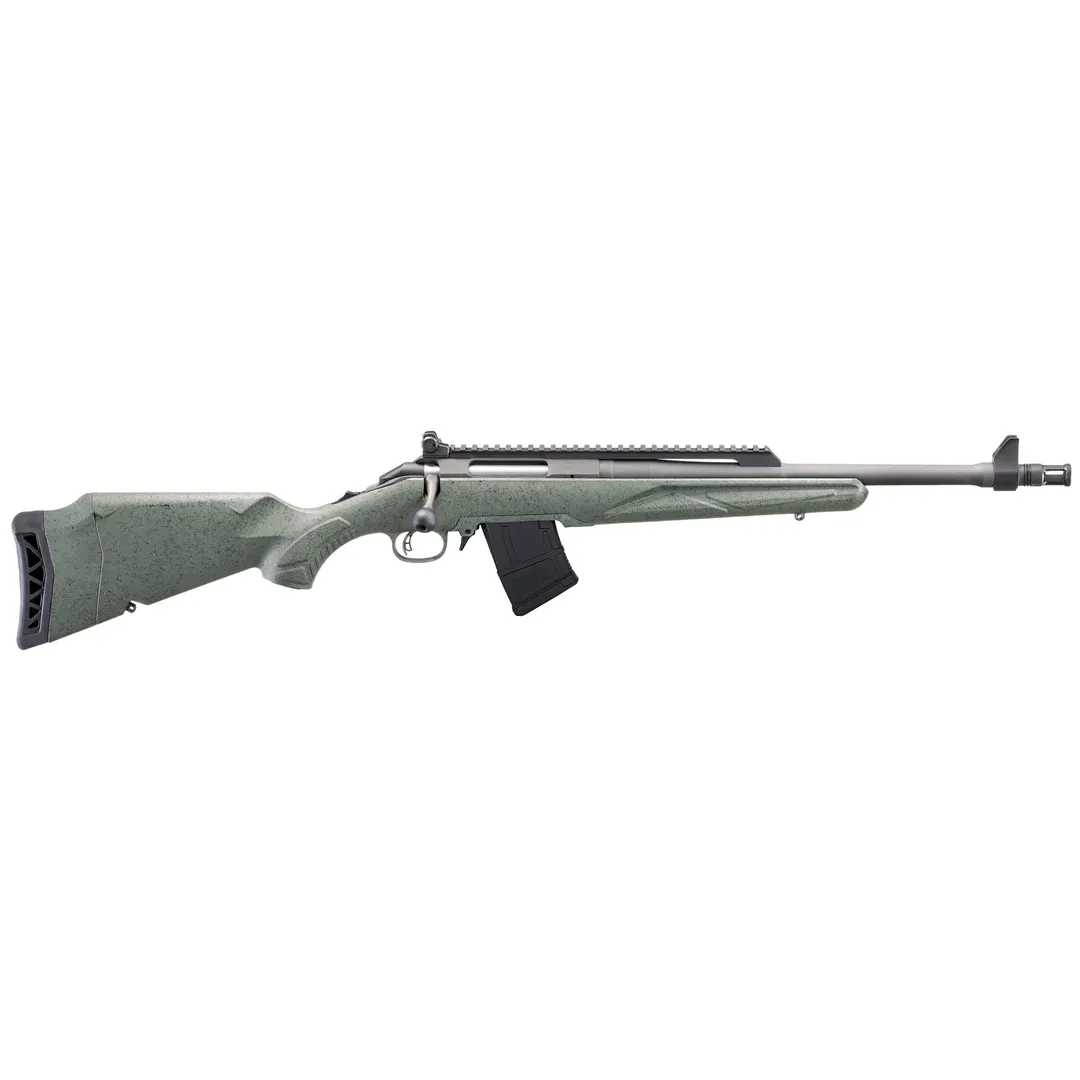 Ruger American G2 Scout Bolt-Action Rifle 7.62x39 16.1in Threaded Barrel 5/8x24 Cobalt Cerakote AR-Style Sights 10-Round Webinar