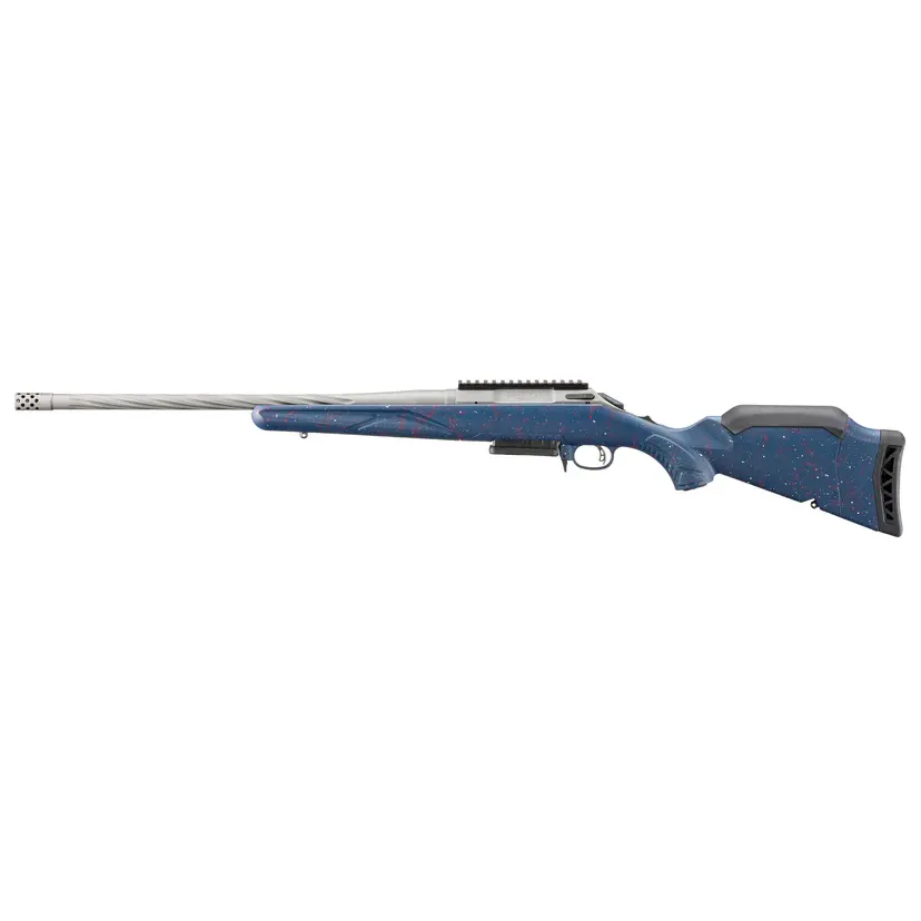 Ruger American Gen II 250th Anniversary Bolt Action Rifle .308 Win 20in Spiral Fluted Threaded Barrel Cerakote Gun Metal Gray 3rd Webinar - 1