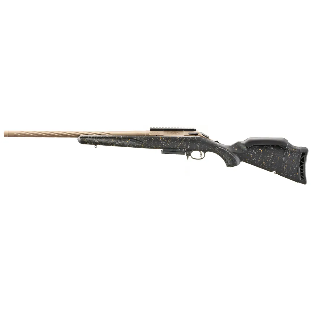Ruger American Gen II Prairie Bolt Action Rifle 308 Win 20in Threaded Barrel 5/8x24 Bronze Cerakote Black Splatter Stock 3rd Webinar