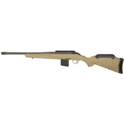 Ruger American Rifle Ranch Gen II Bolt Action Rifle 6mm ARC 16.1in Spiral Fluted Threaded Barrel Muzzle Brake 10rd Cobalt Cerakote FDE Splatter Stock Webinar - 1