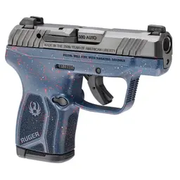 Ruger LCP Max America’s 250th Anniversary Edition .380 ACP 2.8in Striker-Fired Pistol, Liberty Blue Splatter Frame, Tritium Front Sight, Manual Safety, 10+1 Webinar - 3