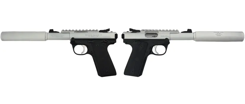 Ruger Mark IV 22/45 + Division 3 Suppressor 22LR White 22LR Webinar - 1