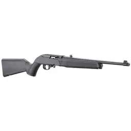 Ruger 10/22 Semi-Auto Rifle .22 LR 16.4in Threaded Barrel 1/2x28 Satin Black 10-Round Rotary Mag Webinar - 3