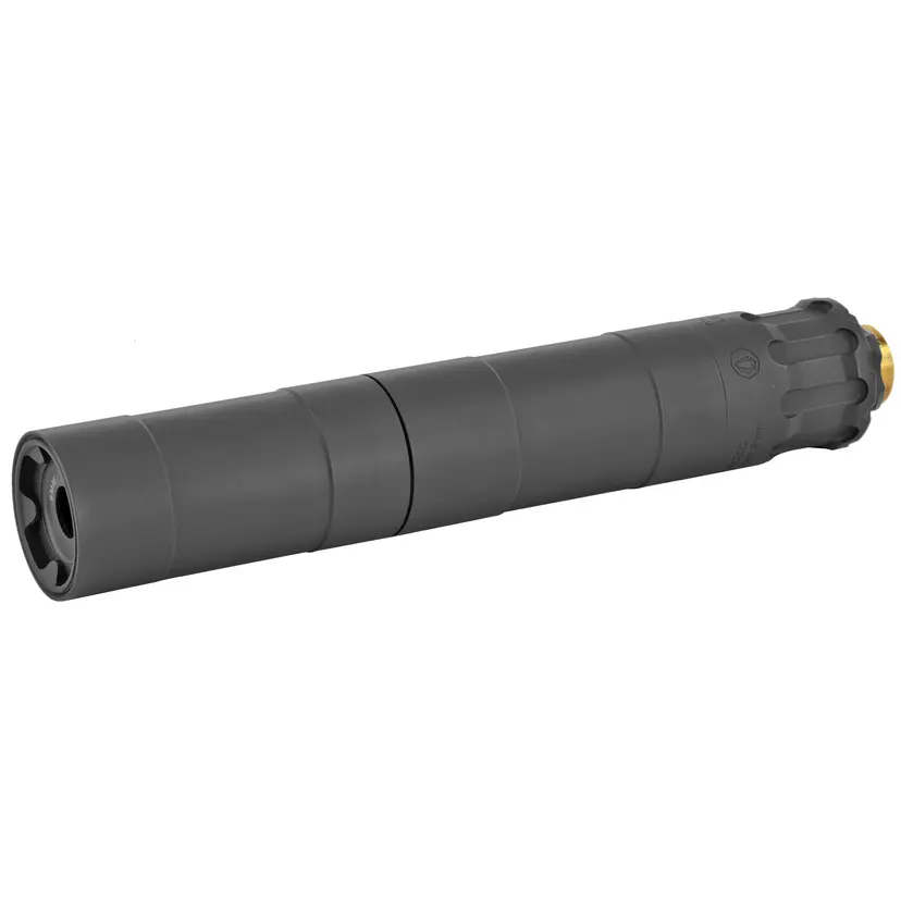 Rugged Suppressors Obsidian 9 9mm ADAPT Modular Pistol Suppressor Black Cerakote with 1/2x28 Piston Webinar - 1