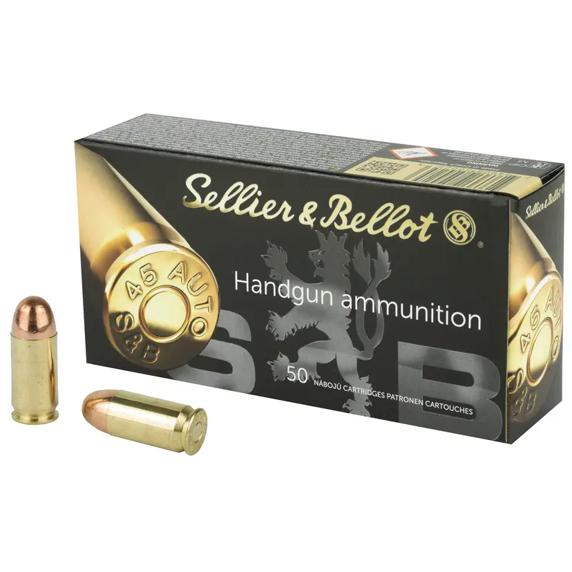 S&B 45ACP 230 Grain FMJ 500 Round Case Webinar - 1