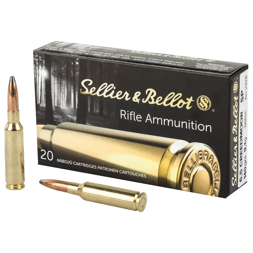 Sellier & Bellot 6.5 Creedmoor 140Gr SP 20/500rd Webinar - 1