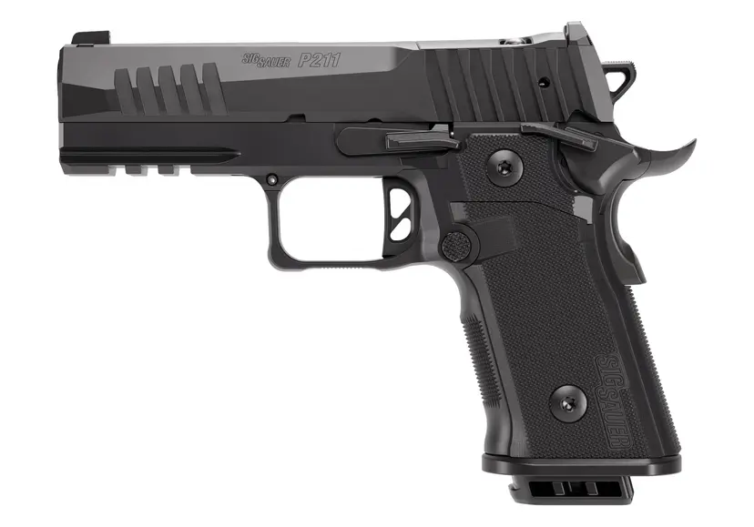 Sig Sauer P211 GT4 9mm Compact SAO Pistol 4.2in Bull Barrel Nitron Black Optic Ready X-RAY3 Sights 10rd Webinar - 1