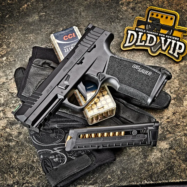 SIG Sauer P322 .22LR 4" OR w/ Ambi MS & 2 Extra Mags Webinar