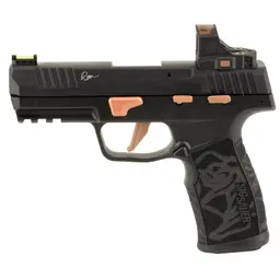 Sig Sauer P322 ROSE ROMEO-RS .22 LR Compact Semi-Auto Pistol 4in Threaded Barrel 20+1 Black/Rose Gold w/ 3 Mags Webinar - 2