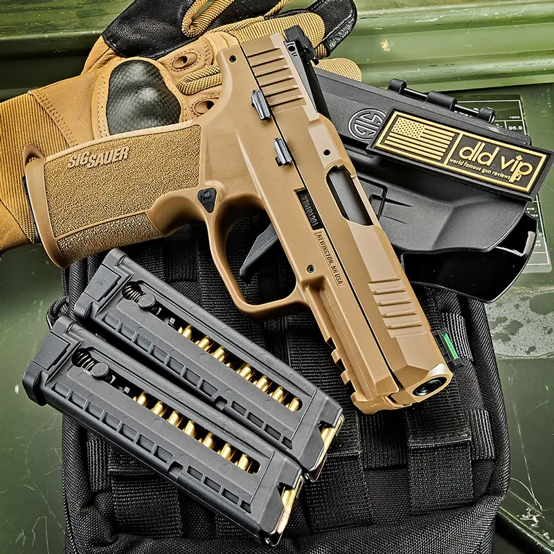 SIG Sauer P322 TACPAC .22LR Coyote Cerakote w/ IWB/OWB Holster Webinar - 1