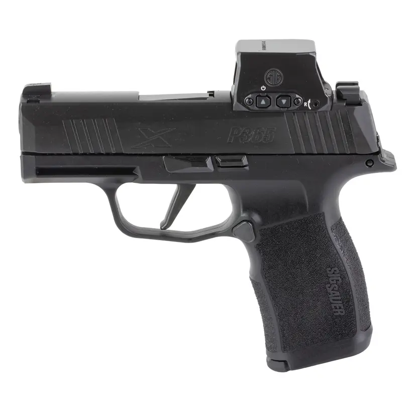 Sig Sauer P365 9MM 3.1" Subcompact Pistol Black XRAY3 Sights Romeo-X Optic 12RD Webinar - 1