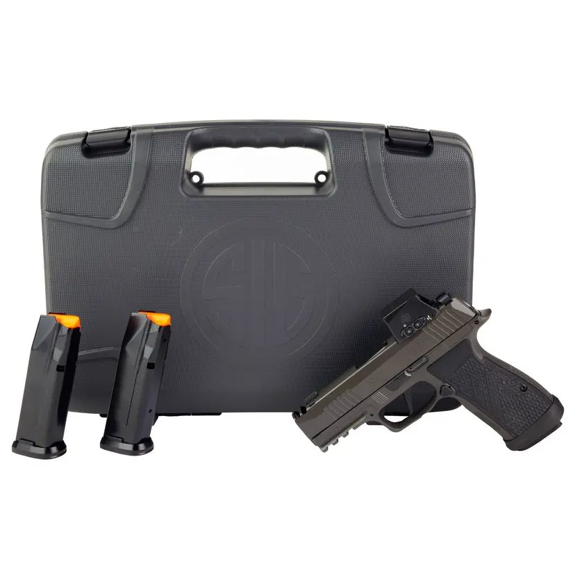 Sig Sauer P365 AXG Legion 9mm Striker-Fired Subcompact Pistol 3.1in Legion Gray Cerakote, Romeo-X Optic, XRAY3 Sights, 17rd, 3 Mags Webinar - 1