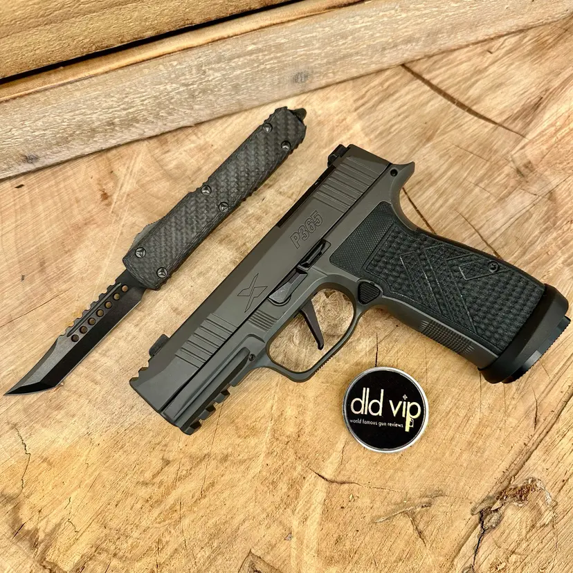 SIG Sauer P365 X-Macro LEGION + Microtech Hellhound Carbon Fiber Ultratech Webinar - 1