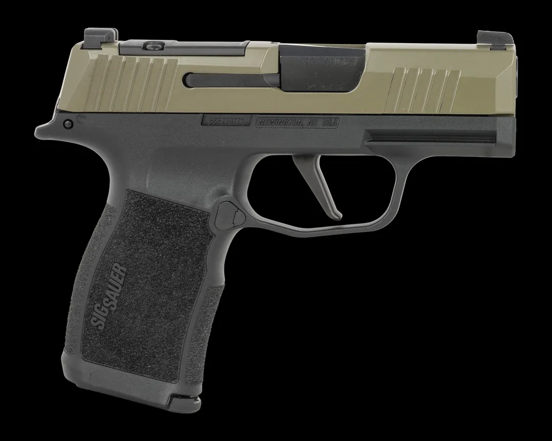 SIG Sauer P365X Micro-Compact 9mm Luger 12+1 3.10" Black Moss Green Stainless Steel Optic Ready Webinar