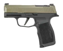 SIG Sauer P365X Micro-Compact 9mm Luger 12+1 3.10" Black Moss Green Stainless Steel Optic Ready Webinar - 2