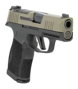 SIG Sauer P365X Micro-Compact 9mm Luger 12+1 3.10" Black Moss Green Stainless Steel Optic Ready Webinar - 3
