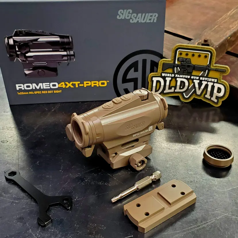 SIG Sauer Romeo 4XT-Pro Red Ballistic Circle Plex FDE Webinar - 1