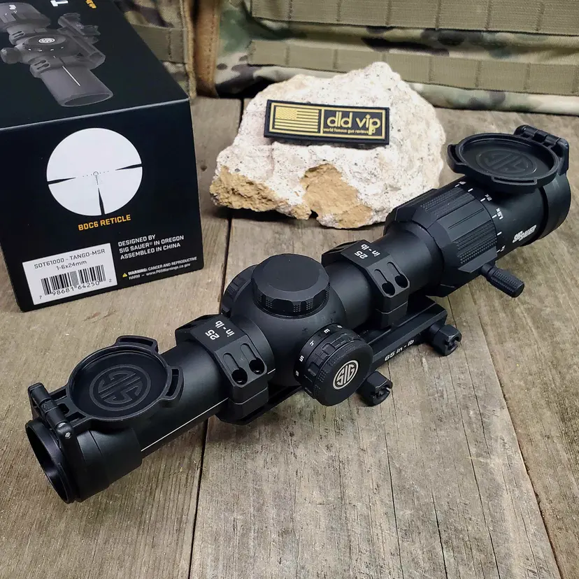 SIG Sauer Tango MSR 1-6x24 SFP Red Illum. BDC6 Reticle Webinar - 1