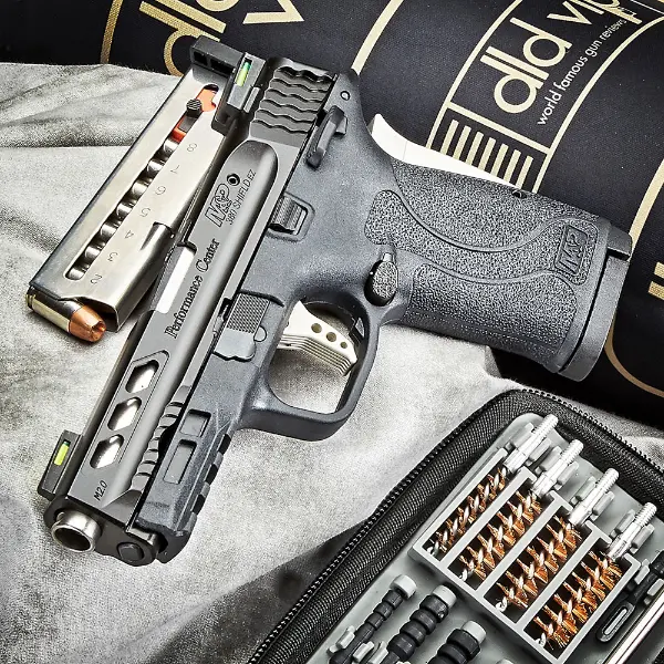 Smith & Wesson PC Shield EZ .380ACP Ported Silver Webinar - 1