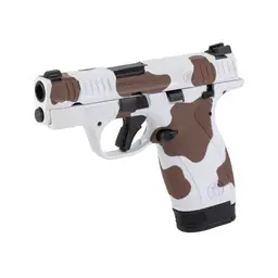 Smith & Wesson Bodyguard 2.0 .380 ACP Micro-Compact 2.75in Striker-Fired Pistol, Custom Brown Cow Cerakote, Tritium Bright Dot, Manual Safety, 12+1 w/ 12rd & 10rd Mags Webinar - 3