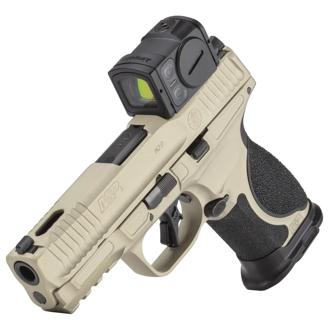 Smith & Wesson M&P M2.0 Metal Compact Spec Series VI 9mm 4in 15rd Striker-Fired Bundle w Aimpoint ACRO P-2 Webinar