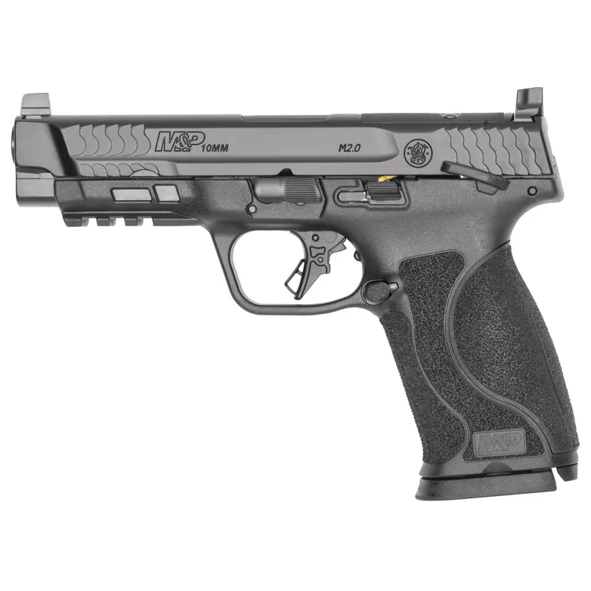 Smith & Wesson M&P M2.0 10mm Full Size Striker-Fired Pistol 4.6in Black Optics Ready 10rd CA Compliant Webinar - 1