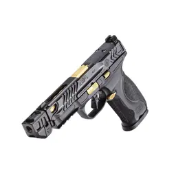 Smith & Wesson M&P9 M2.0 Metal TALO 9mm OR Striker-Fired Pistol 4.869in Threaded Barrel Gold PVD Accents 4 Mags Webinar - 3