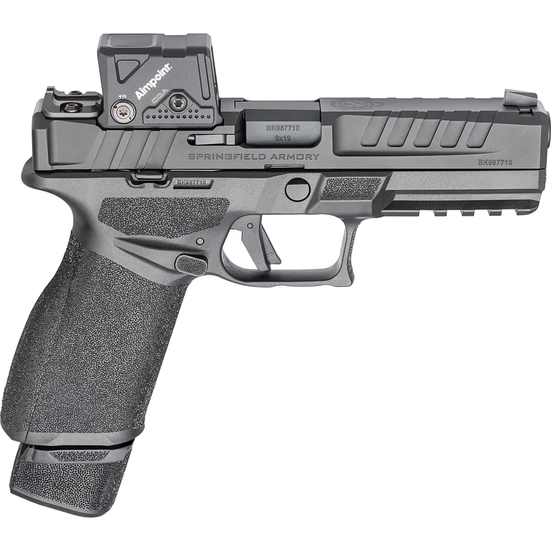 Springfield Echelon 4.5F 9mm Full-Size Striker-Fired Polymer Pistol Optics Ready w Aimpoint COA Red Dot 20rd Webinar