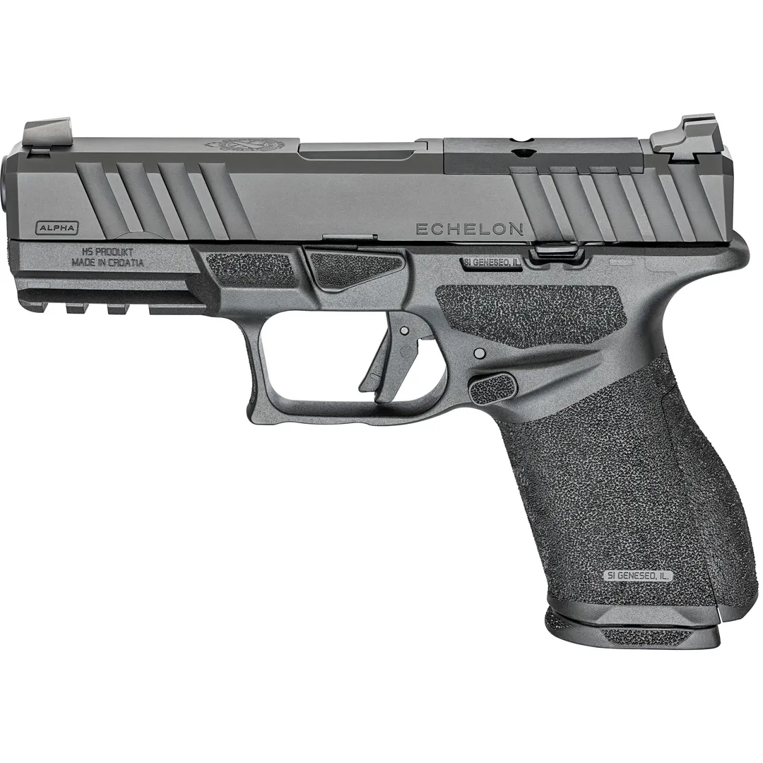 Springfield Echelon Alpha 4.0C 9mm Compact Striker-Fired Pistol 4in Black Optics Ready 15rd Webinar