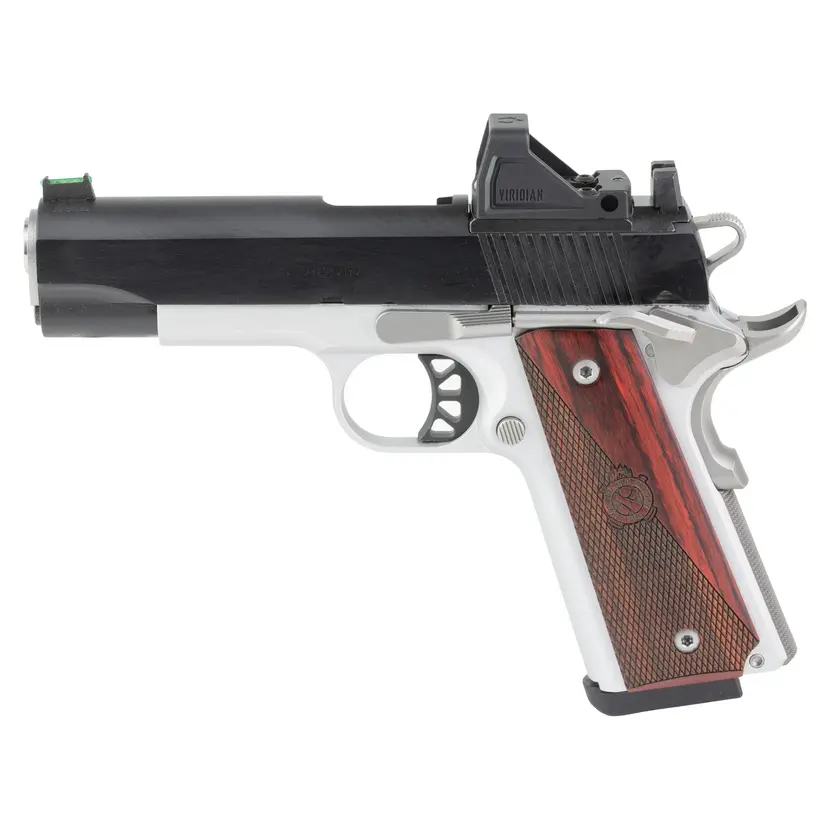 Springfield Ronin 1911 AOS 4.25" 45 ACP Optic Ready Pistol, 8+1, Match Barrel, 4 Mags, Viridian Green Dot Webinar - 1