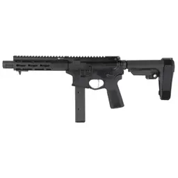Springfield SAINT VICTOR 9mm Semi-Auto AR Pistol 8.5in Threaded Barrel Black Anodized SBA3 Brace 32+1 Webinar - 2
