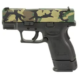 Springfield XD Semi Auto Sub Compact 9mm M81 Woodland Camo Cerakote by Shark Coast Tactical Webinar - 1