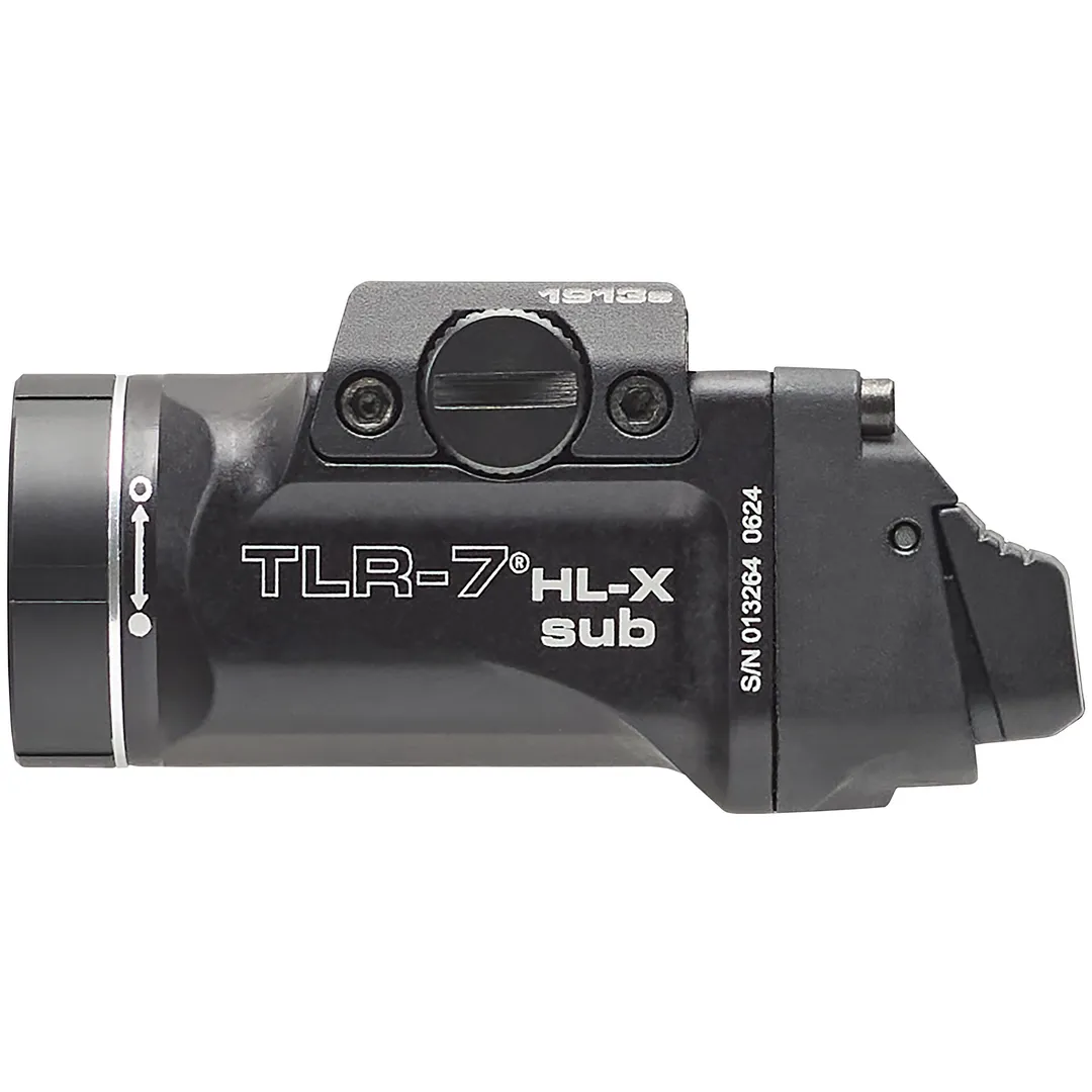 Streamlight TLR-7 HL-X Sub Weaponlight for Short 1913 Rail, 1000 Lumens, SL-B9 Battery, Matte Black Webinar