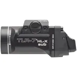 Streamlight TLR-7 HL-X Sub Weaponlight for Short 1913 Rail, 1000 Lumens, SL-B9 Battery, Matte Black Webinar - 1