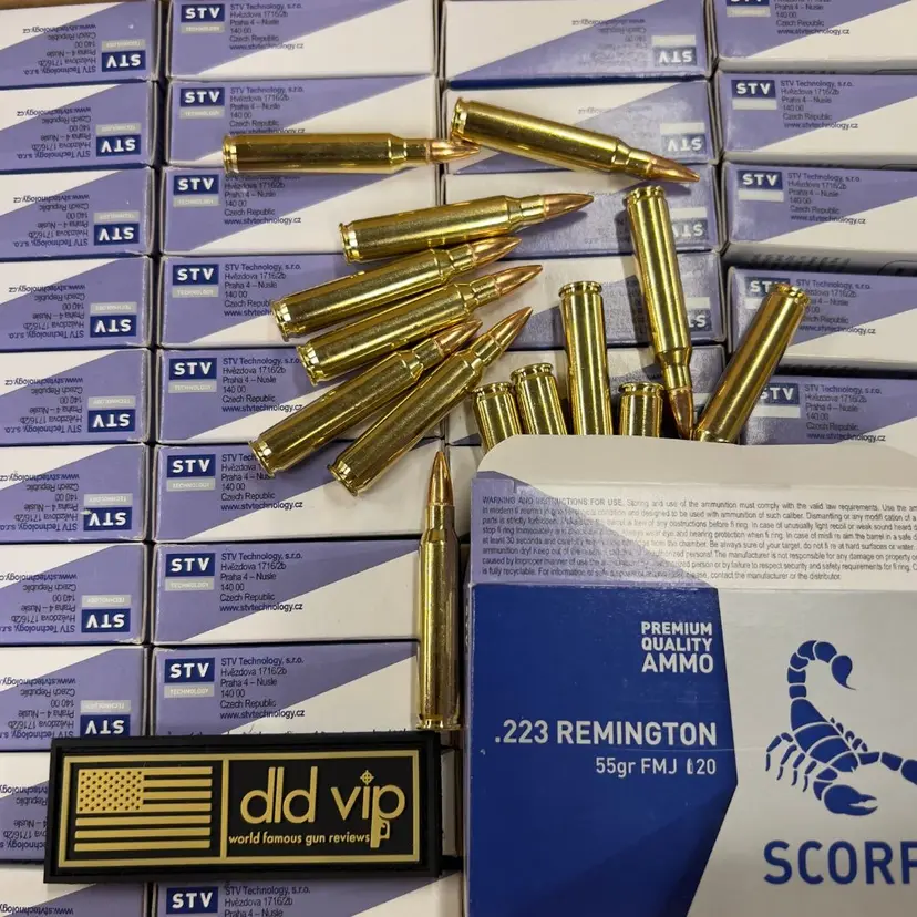STV Technology Scorpio .223 Ammo 55 Grain FMJ 1000rd Webinar - 1
