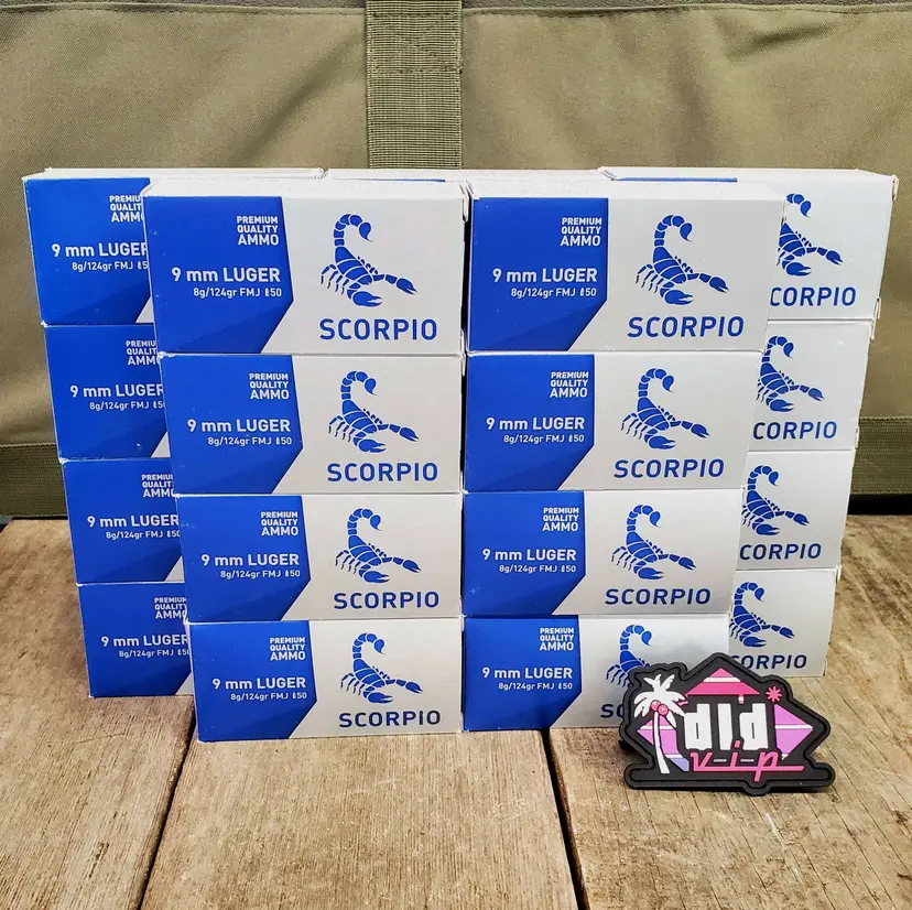 STV Technology Scorpio 9mm 124Gr FMJ 1000rd Case Webinar - 1