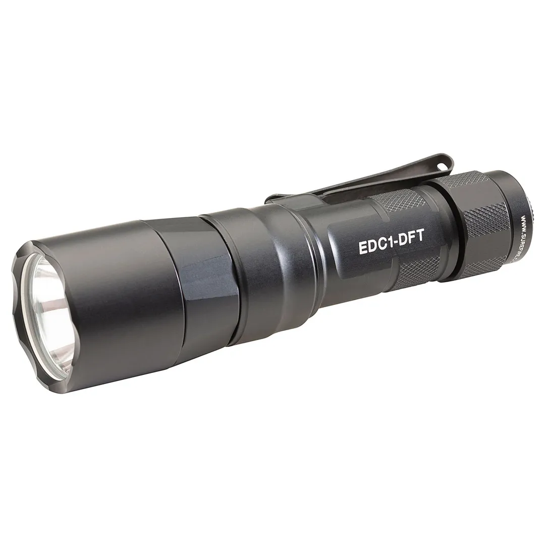 Surefire EDC1 DFT Dual-Fuel Turbo Flashlight 650 Lumens Black Webinar