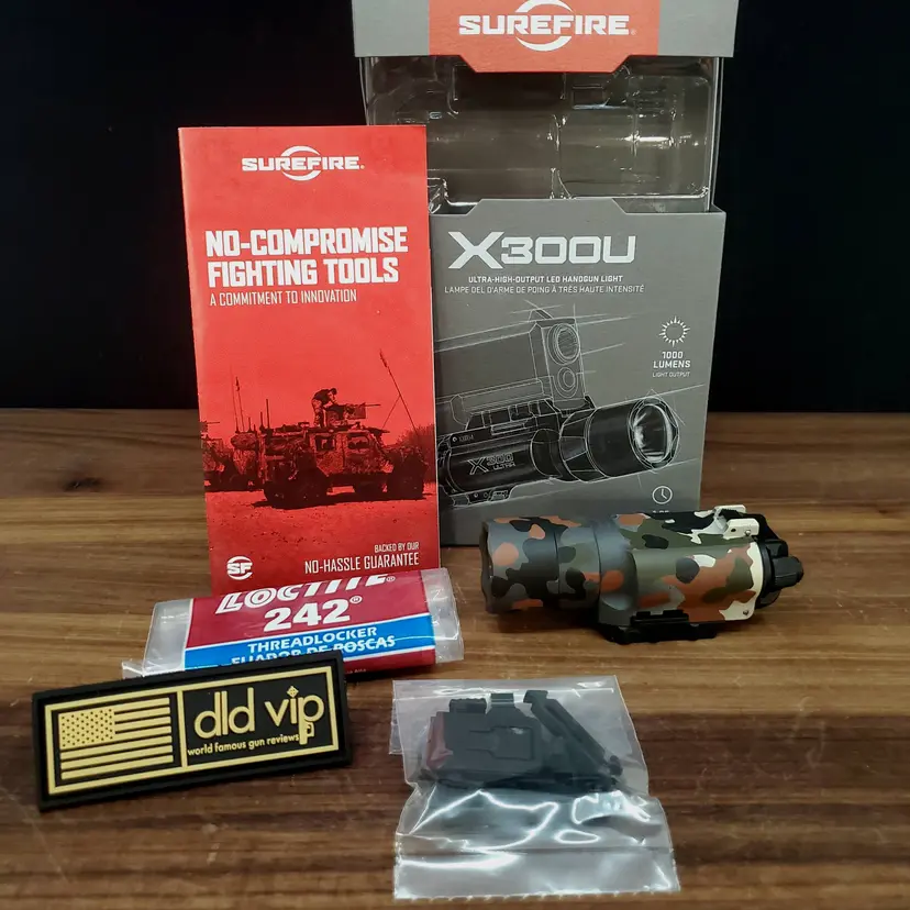 Surefire X300U 1000 Lumen Weapon Light w/ Custom Flecktarn Cerakote Webinar - 1