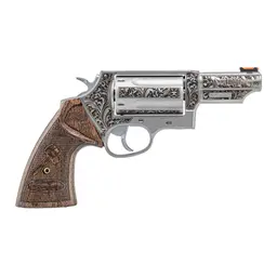 Taurus Judge 20th Anniversary Revolver .45 Colt/.410 Bore 3in Barrel 5rd Engraved Matte Stainless Walnut Grips Webinar - 2